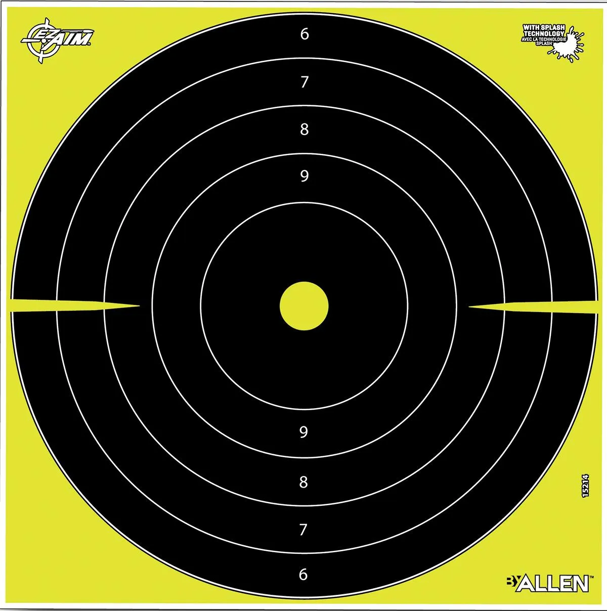 Non-Adhesive Splash Bullseye