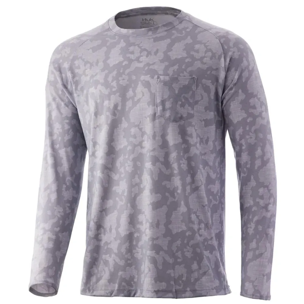 Overcast Gray - Waypoint Running Lakes Long-Sleeved Shirt