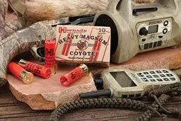 Heavy Magnum Coyote 00 Buckshot 12 Gauge Shotgun Ammo - 10 Round Box