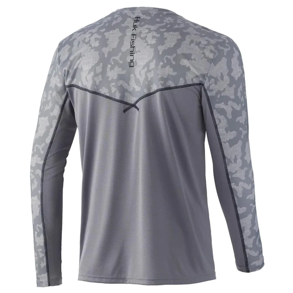 Overcast Gray - Icon X Running Lakes Long-Sleeved Shirt