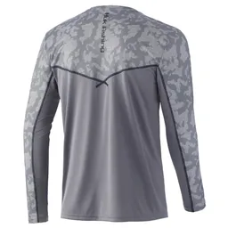 Overcast Gray - Icon X Running Lakes Long-Sleeved Shirt