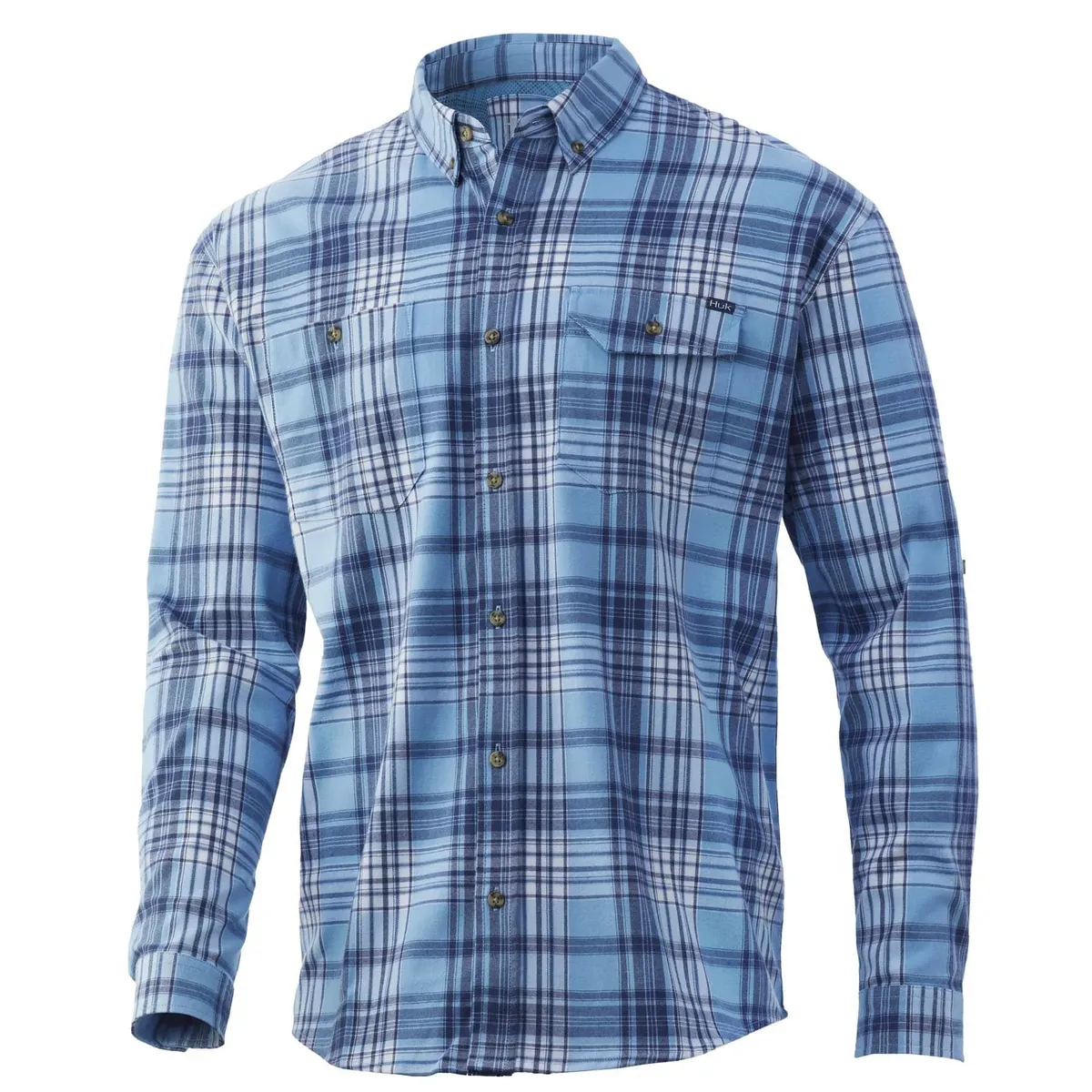 Baltic Sea - Rutledge Polyester Fishing Flannel Shirt