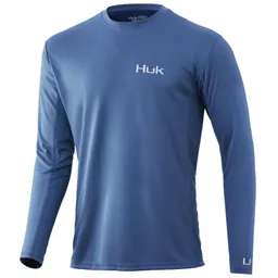Titanium Blue - Icon X Long-Sleeved Shirt