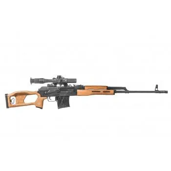  PSL 54 Dragunov 24.5R 10 Round 7.62x54mmR Semi Auto Rifle with Scope