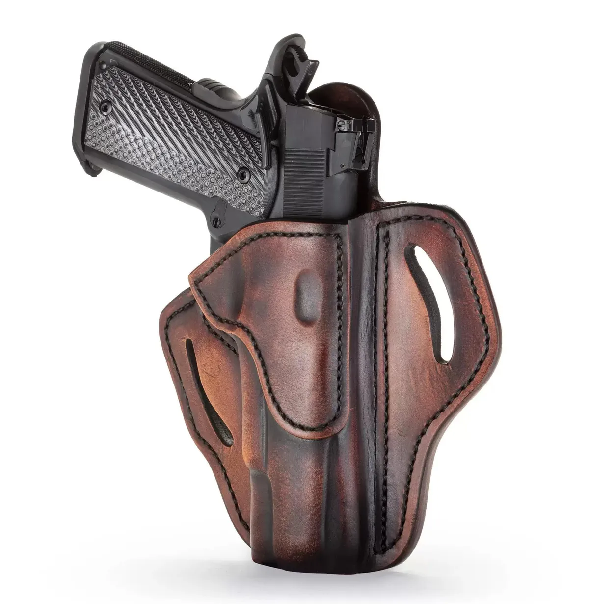 BH1 1911 Belt Holster - Right Hand -Signature Brown