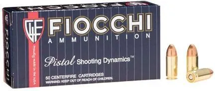 Range Dynamics Full Metal Jacket 124 gr 9mm Handgun Ammo - 50 Round Box
