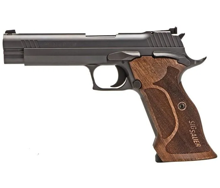 P210 Target 5" 8 Round 9mm Pistol - Walnut