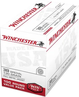 USA Full Metal Jacket 130 gr 38 Special Handgun Ammo