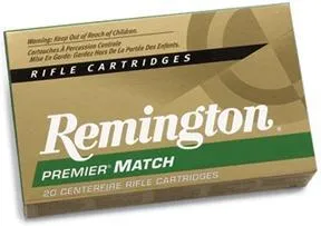 Premier Match Hollow Point Boat Tail 77 gr 223 Remington Rifle Ammo - 20 Round Box