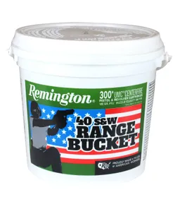 300 Range Bucket - UMC Full Metal Jacket 180 gr 40 S&W Handgun Ammo