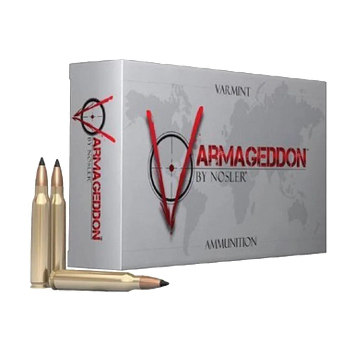 VarMageddon Flat Base Hollow Point 62 gr 223 Remington Rifle Ammo - 20 Round Box