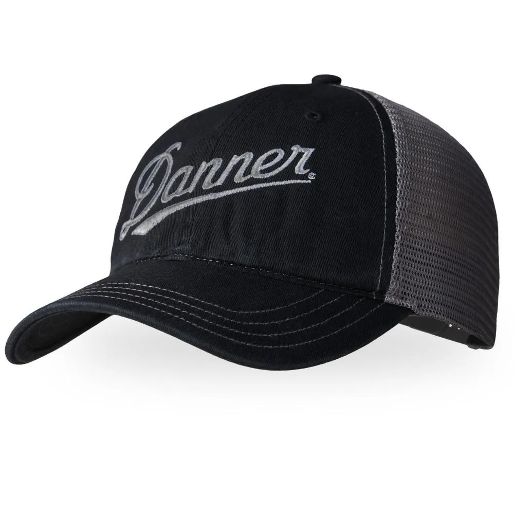 Black Embroidered Hat