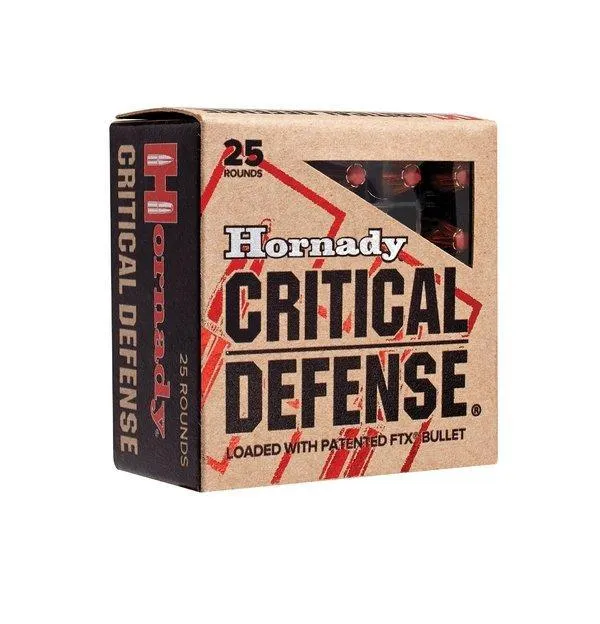 Critical Defense FTX 115 gr 9mm Handgun Ammo - 25 Round Box