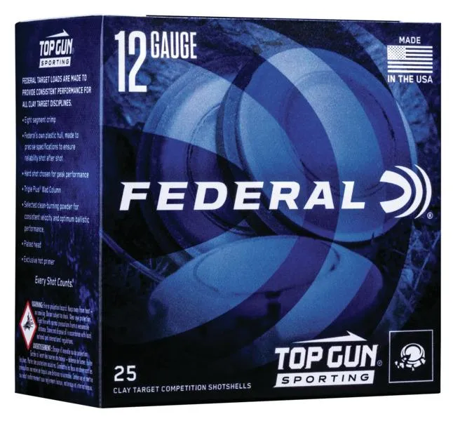Top Gun #8 2-3/4" 1250 fps 12 Gauge Shotgun Ammo - 25 Round Box