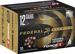 Premium Force X2 00 Buckshot 2.75" 12 Gauge Shotgun Ammo - 10 Round Box
