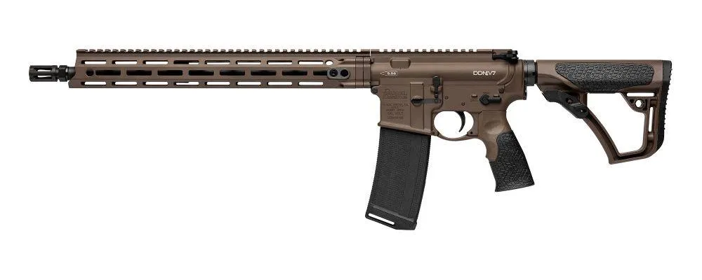 DDM4 V7 Mil-Spec+ 16" 32 Round 223 Remington/5.56 NATO AR15 Semi Auto Rifle - Brown