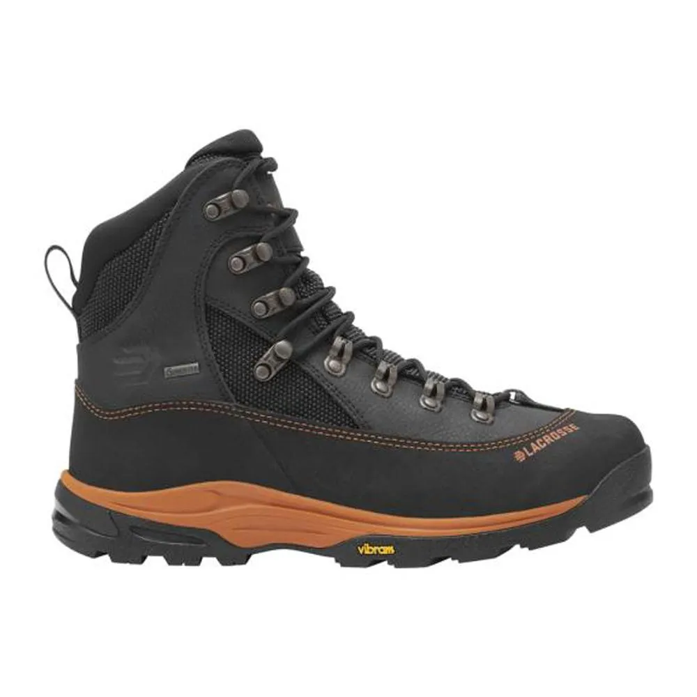 Ursa MS 7 Inch Lace Up Hunting Boots - Gunmetal/Orange