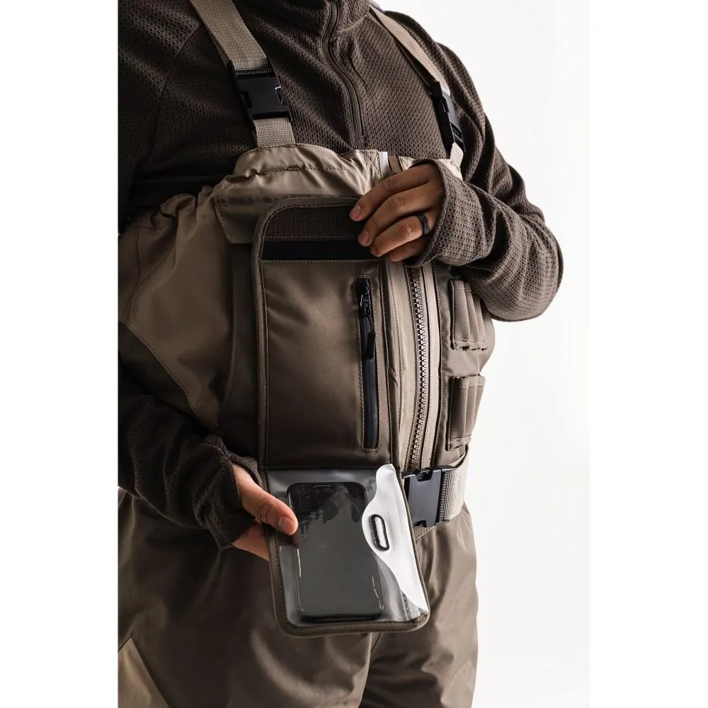 Alpha Agility Select 1600G Thinsulate Ultra Zip Waders - Brown