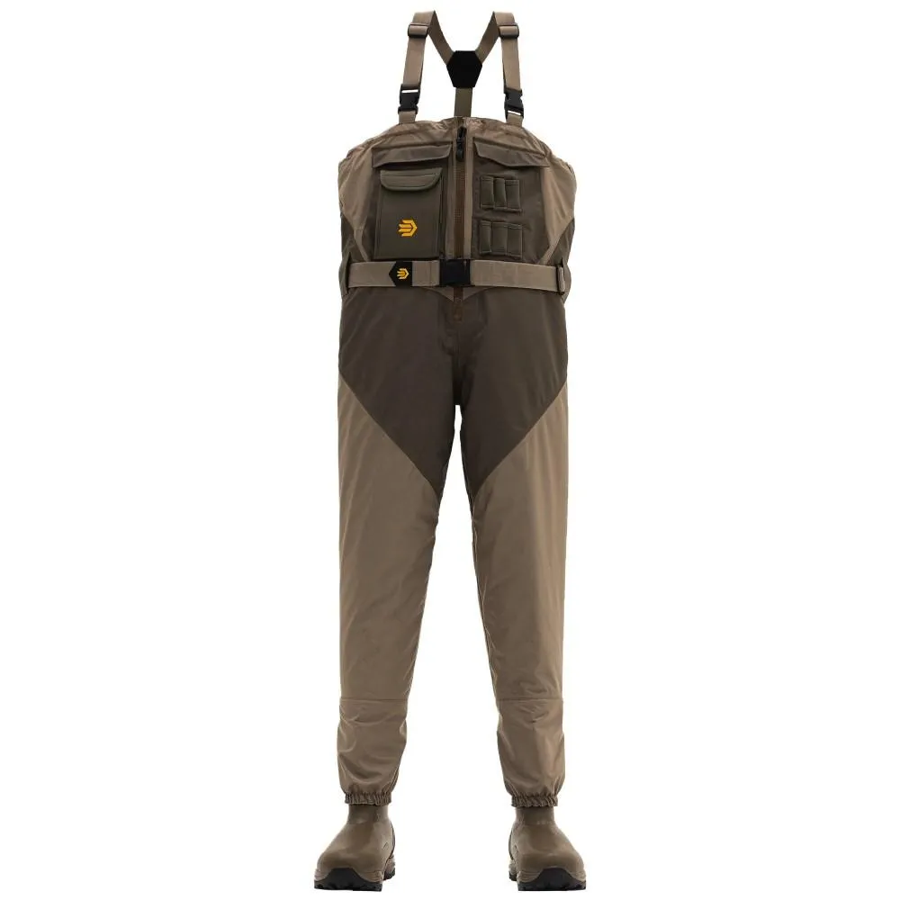 Alpha Agility Select 1600G Thinsulate Ultra Zip Waders - Brown