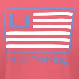 Sunwashed Red - Men's Huk and Bars Tee