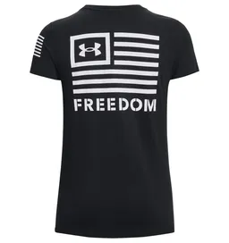 Black - Women's UA Freedom Banner T-Shirt