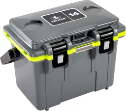 14 Quart Personal Cooler - Dark Gray/Green