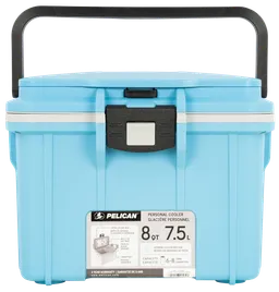 8 Quart Personal Cooler - Cool Blue/Gray