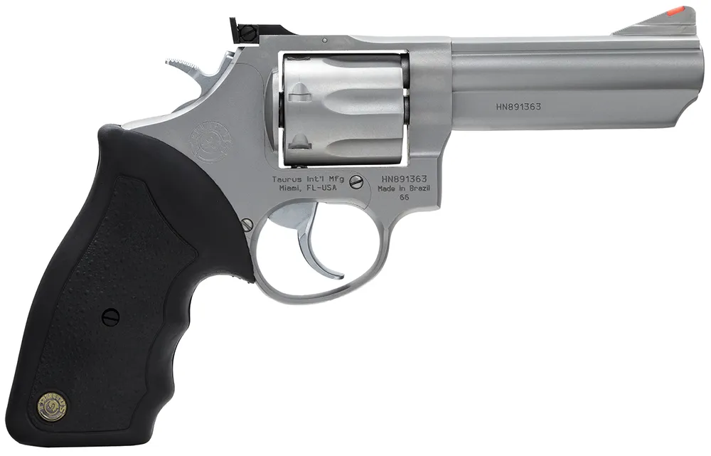 Model 66 4" 7 Round 357 Magnum / 38 Special+P Revolver - Matte Stainless/Black