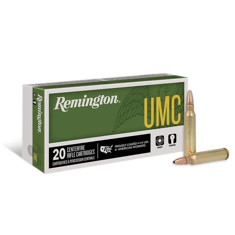 UMC Full Metal Jacket 55 gr 223 Remington Rifle Ammo - 20 Rounds