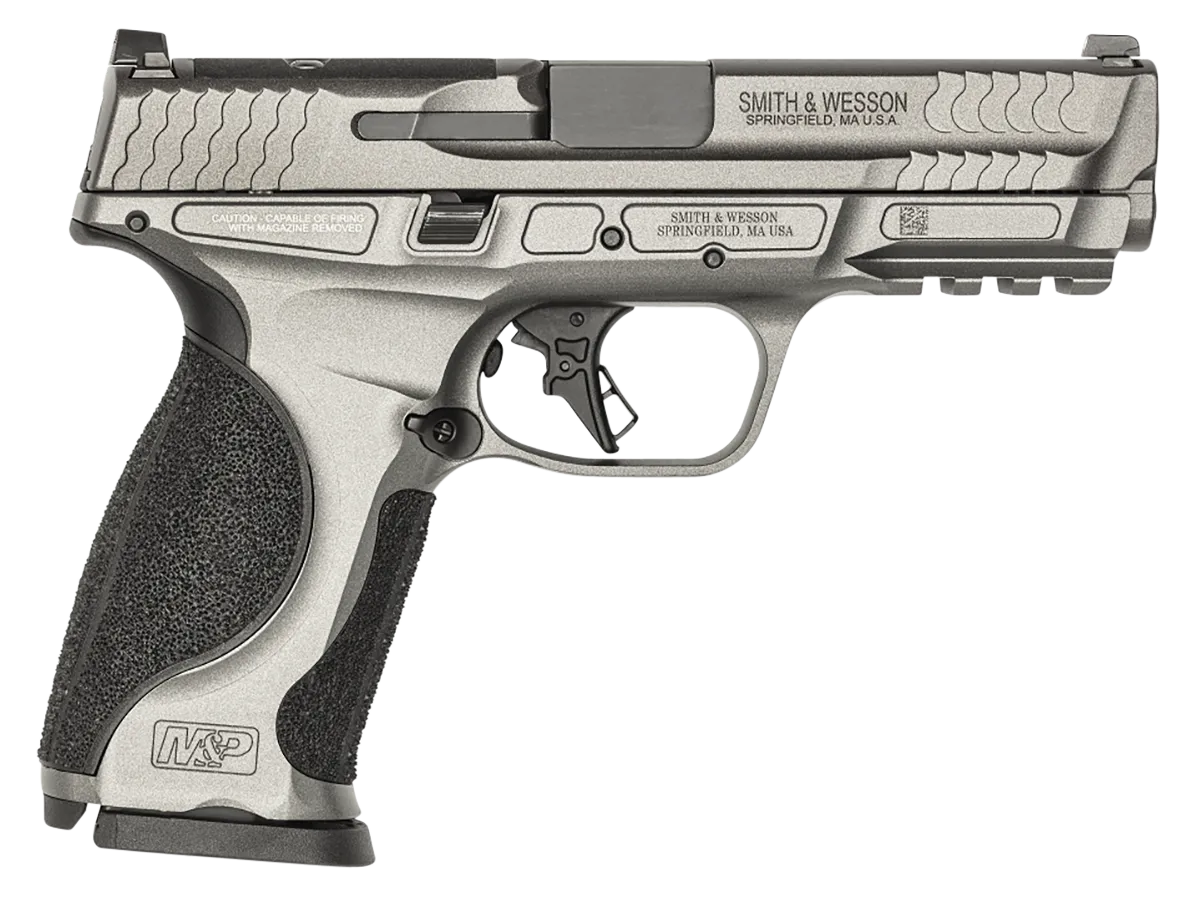 M&P M2.0 Optic Ready 4.25" 17 Round 9mm Luger Pistol - Tungsten Gray