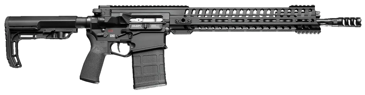 Revolution Gen4 Piston 16.50" 20 Round 7.62x51mm NATO AR10 Semi Auto Rifle - Black