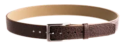 Tejas El Cibolo 1.50" Wide Buckle Closure Bison Hide Belt - Chocolate Brown
