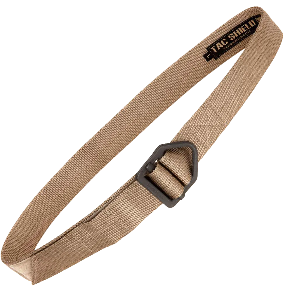 Tactical 1.75" Wide Buckle Closure Webbing Riggers Belt - Coyote