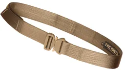 Tactical 1.50" Wide Buckle Closure Webbing Gun Belt - Coyote