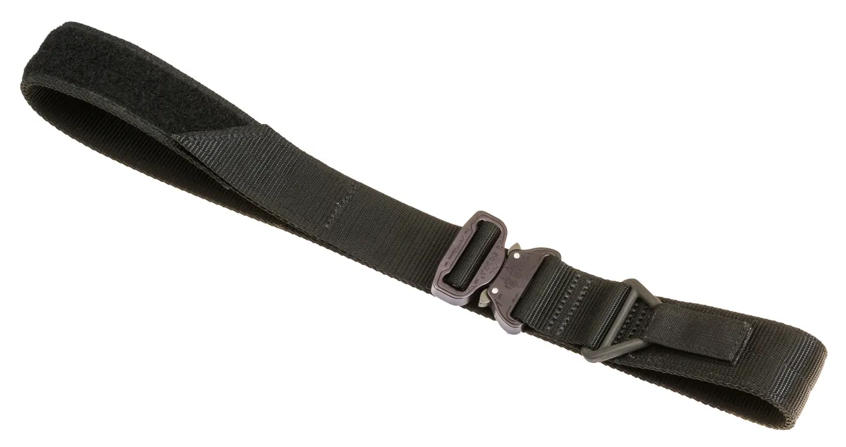 Cobra 1.75" Wide Buckle Closure Webbing Riggers Belt - Black