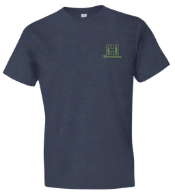 Logo Stamp Short-Sleeved T-Shirt - Indigo