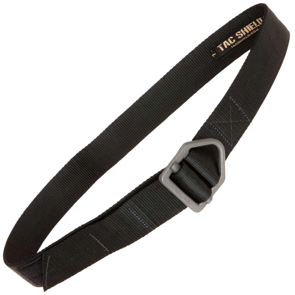 Tactical 1.75" Wide Buckle Closure Webbing Riggers Belt - Black