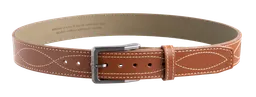 Tejas El Pistolero 1.50" Wide Buckle Closure Bull Hide Belt - Light Brown