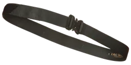Tactical 1.75" Wide Buckle Closure Webbing Gun Belt - Black