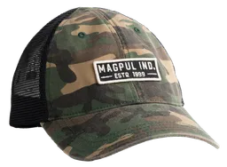 Woodland Camo - Established Garment Embroidered Patch Adjustable Snapback Trucker Hat