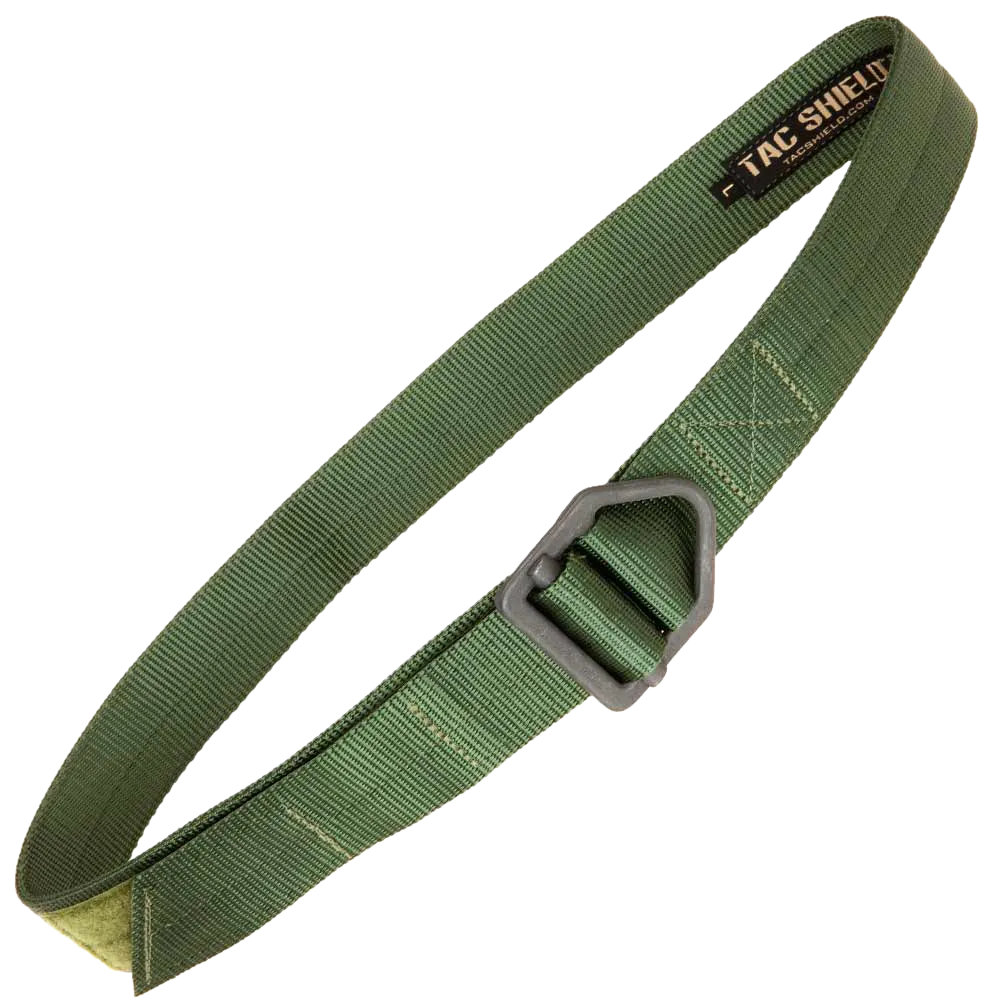 Tactical 1.75" Wide Buckle Closure Webbing Riggers Belt - OD Green