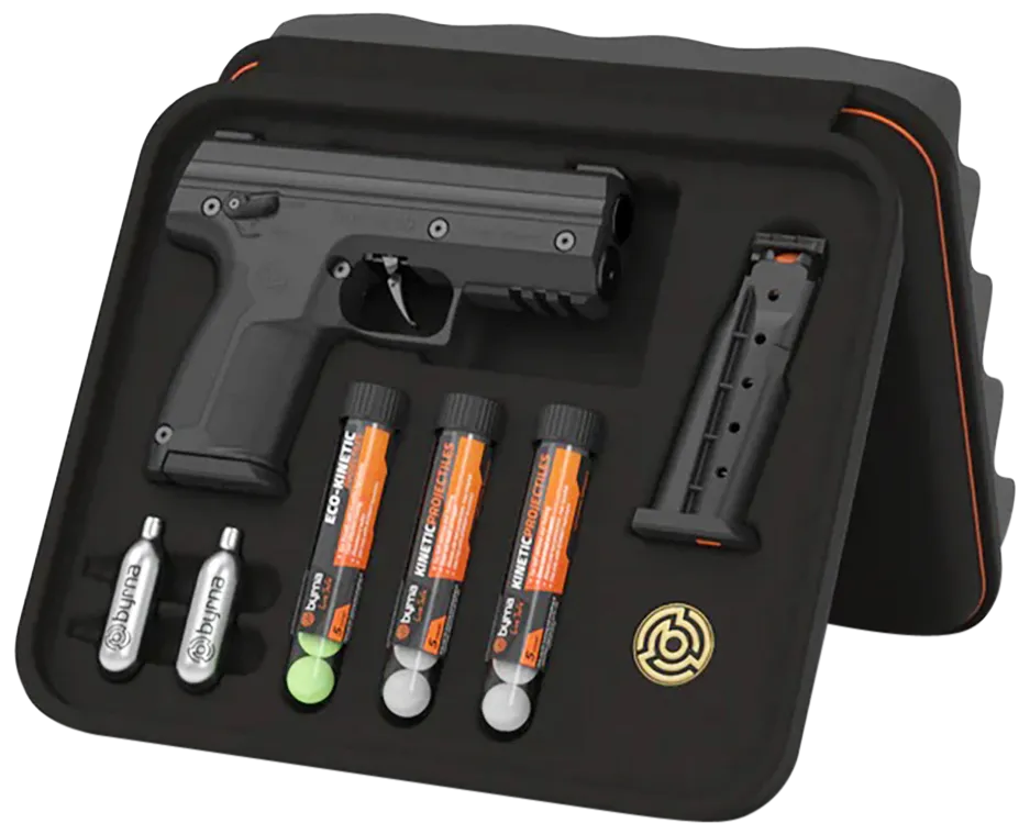 SD Kinetic Kit 68 Caliber CO2 Air Pistol Projectile Launcher - Black