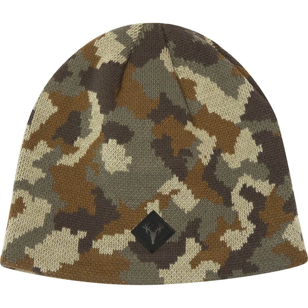 Camo Knit Beanie - Woodland Camo