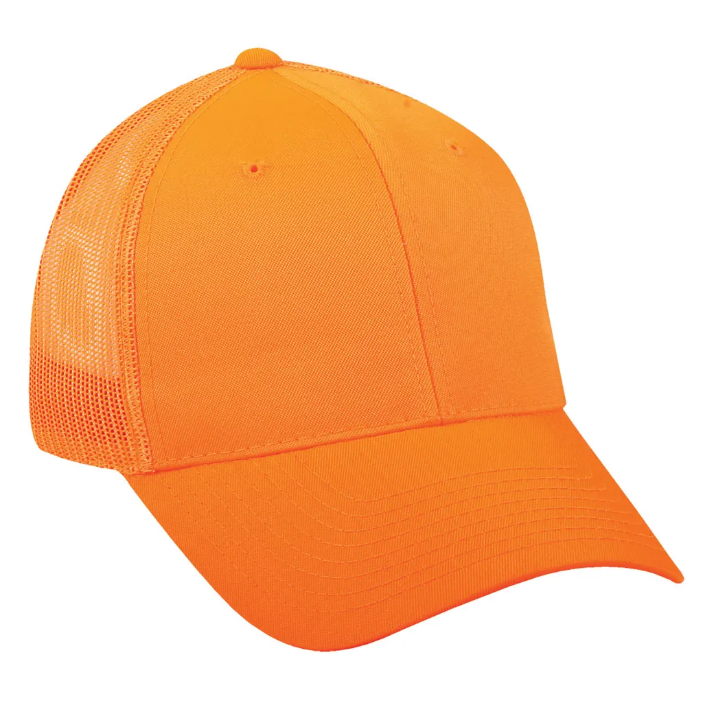 Blaze Orange Meshback Cap