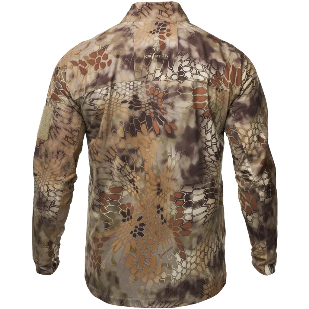 Men's Valhalla Long Sleeve Zip Shirt - Highlander
