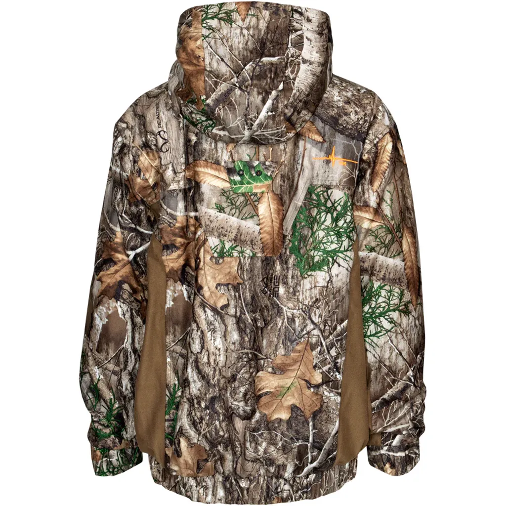 Youth Cedar Branch Insulated Waterproof Bomber Jacket - RealTree Edge
