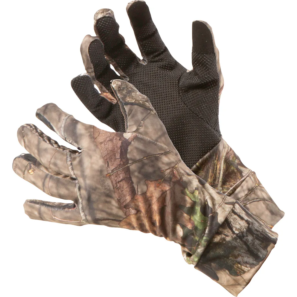 Vanish Camo Spandex Hunting Gloves - Mossy Oak Break-Up Country