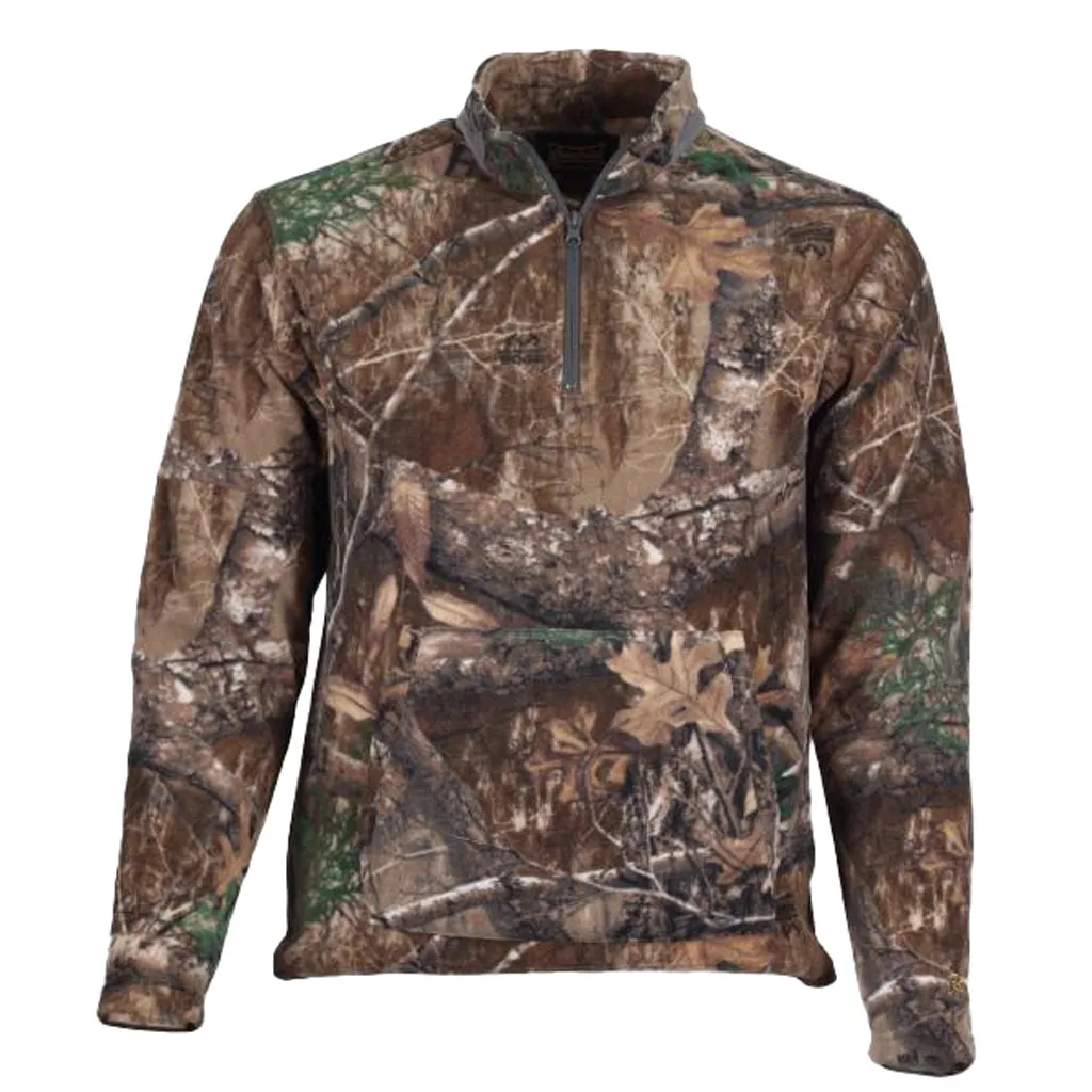 Men's Trekker 1/4 Zip Fleece Jacket - RealTree Edge