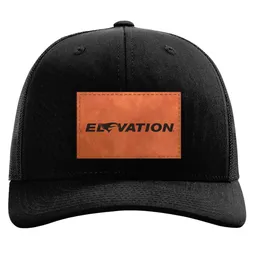 Patch Logo Hat - Black/Orange