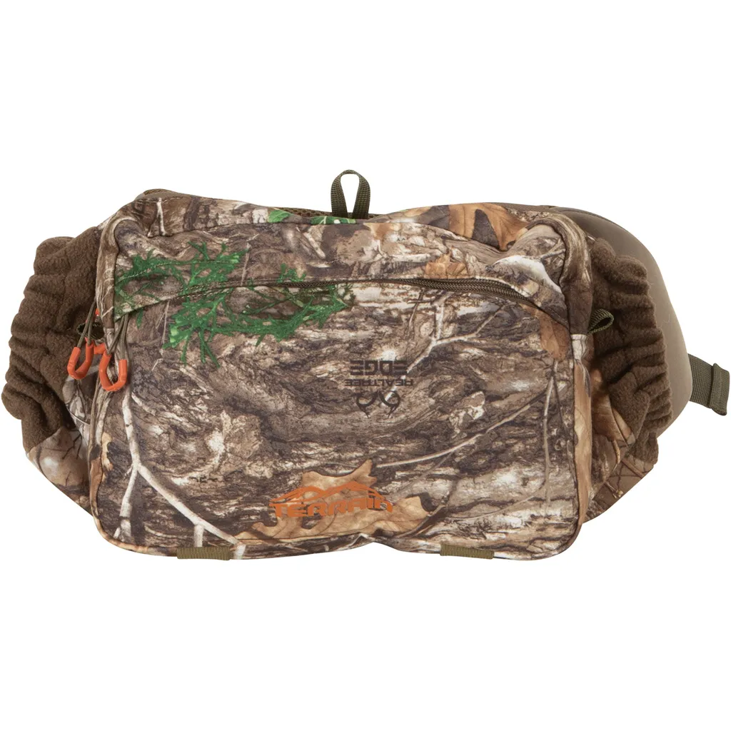 Terrain Tundra Hunting Waist Pack with Handwarmer - Olive & RealTree Edge